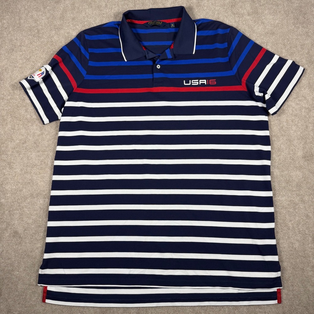 Ralph Lauren Polo Golf 2016 Ryder Cup Hazeltine XL Performance Polo Shirt USA